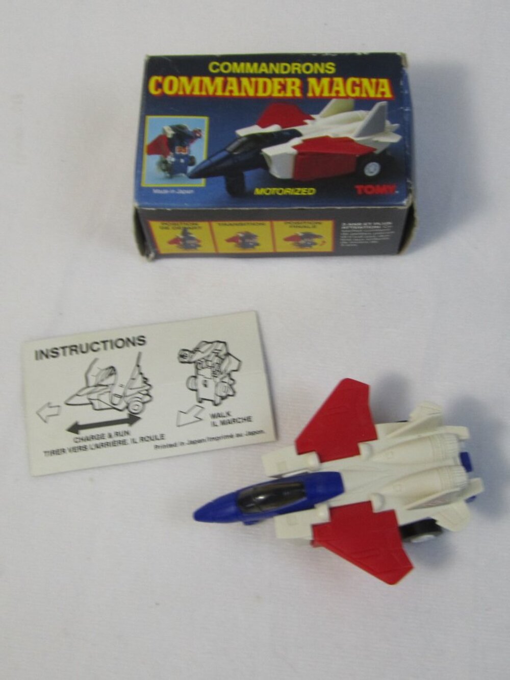 1985 Tomy McDonald’s Commandrons COMMANDER MAGNA with Box